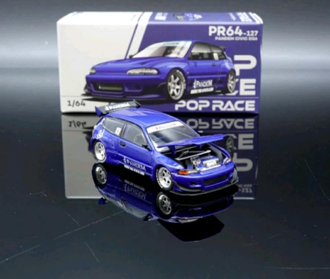 1/64 Honda Pandem Civic EG6 - POP RACE