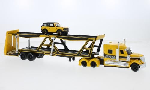 1/64 INTERNATIONAL Lonestar & 2021 Ford Bronco Badlands