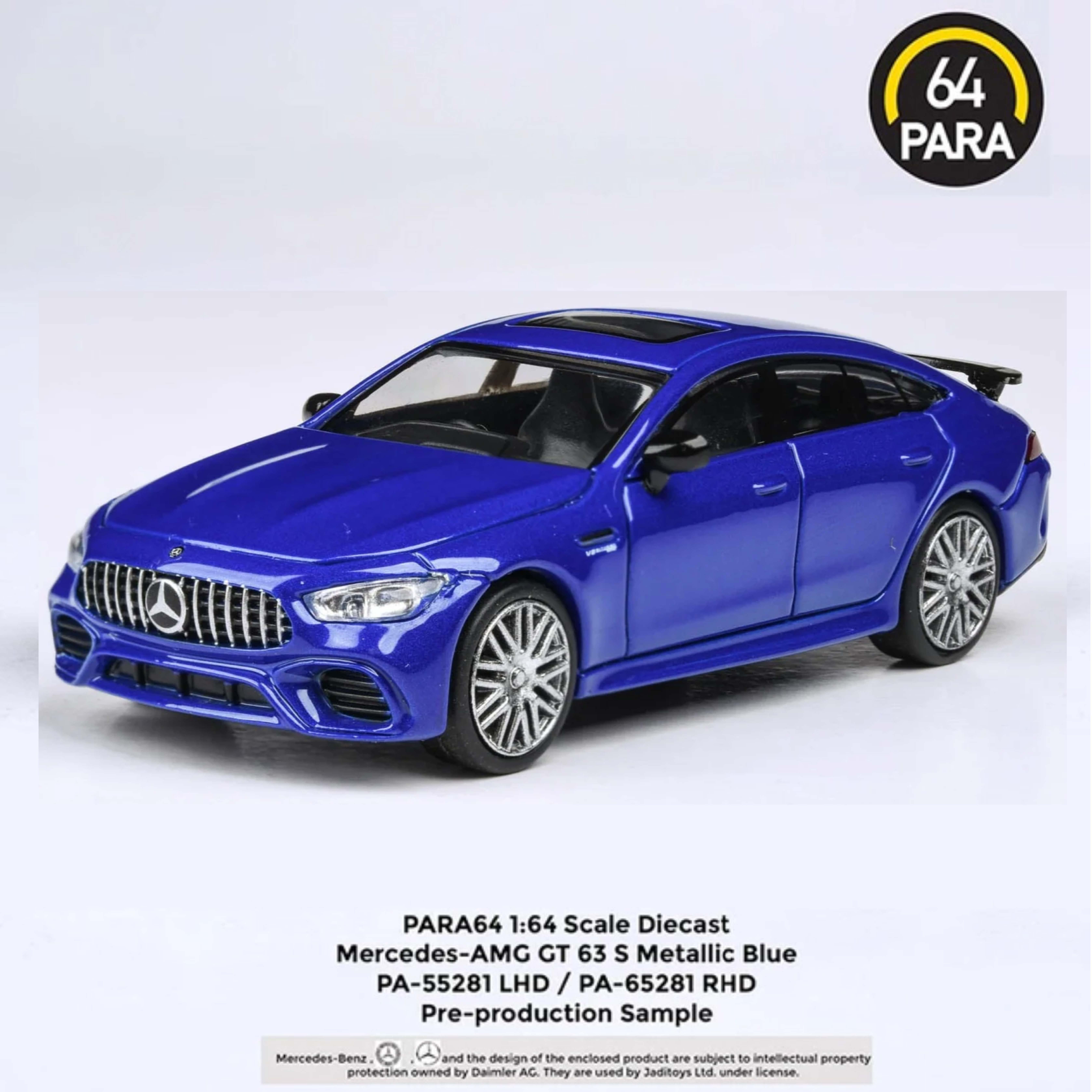 1/64 Mercedes AMG GT63 S Blue (Para64)