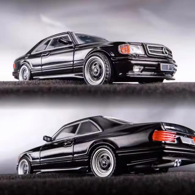 1/64 Mercedes Benz 560 SEC AMG Black (Rhino Model)