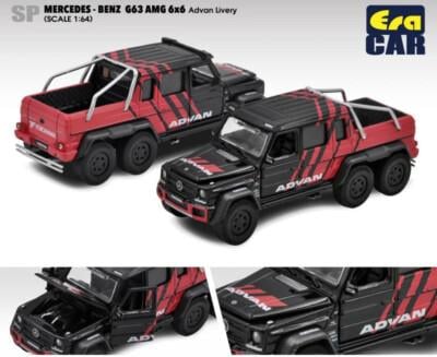 1/64 Mercedes Benz G63 AMG 6X6 Advan Livery - ERACAR