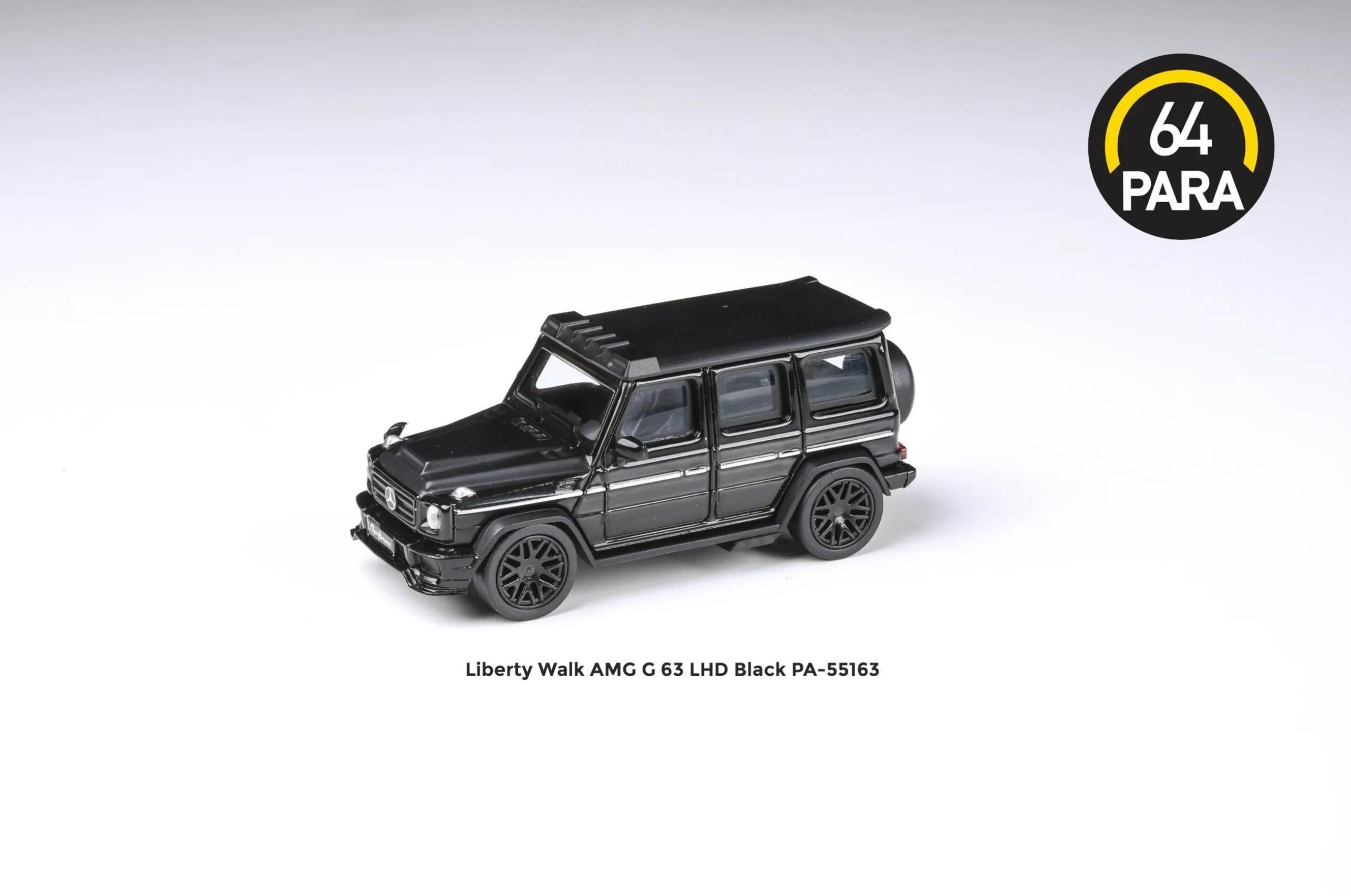 1/64 Mercedes Benz G63 AMG LBWK Black (Para64)