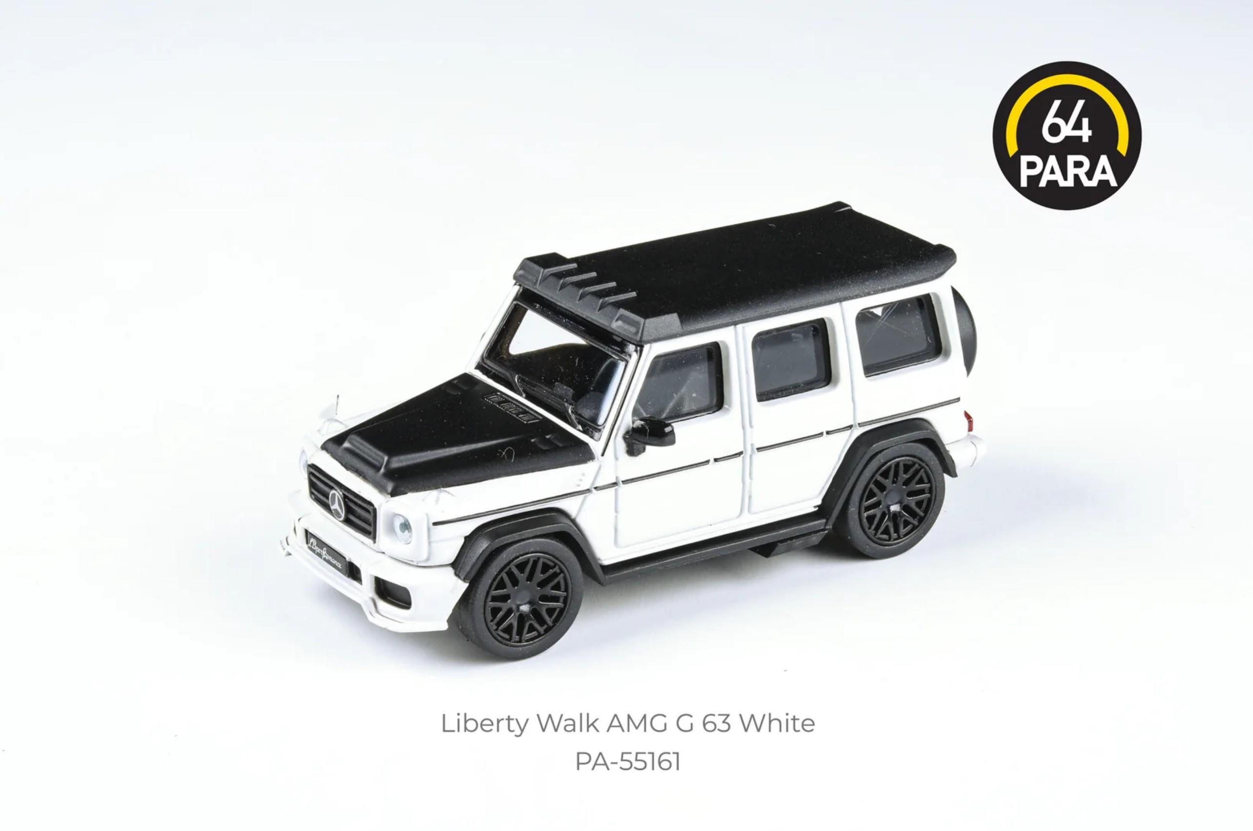 1/64 Mercedes Benz G63 AMG LBWK White (Para64)
