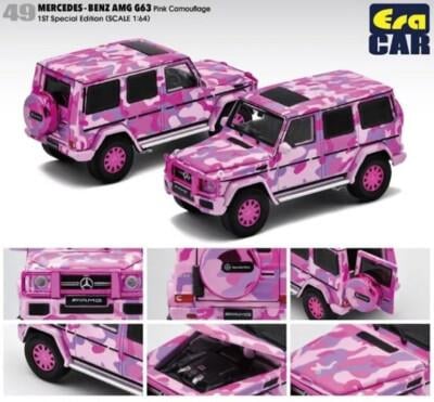 1/64 Mercedes Benz G63 AMG Pink Camouflage