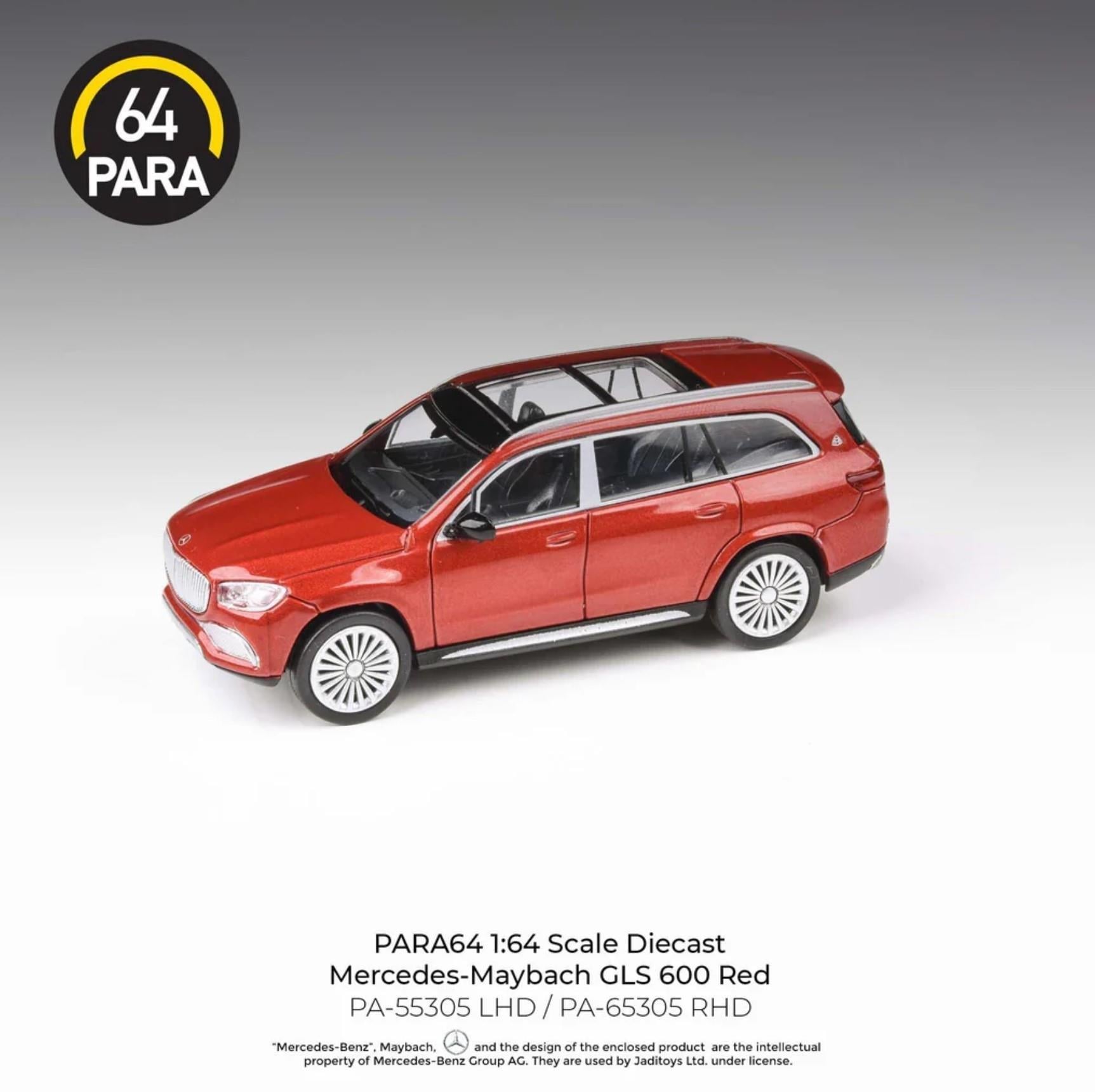 1/64 Mercedes Maybach GLS Red (Para64)