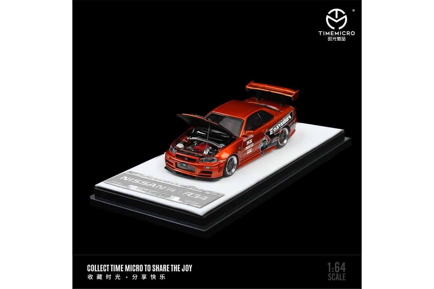 1/64 Nissan GTR R34 Eastsiders (Time Micro)