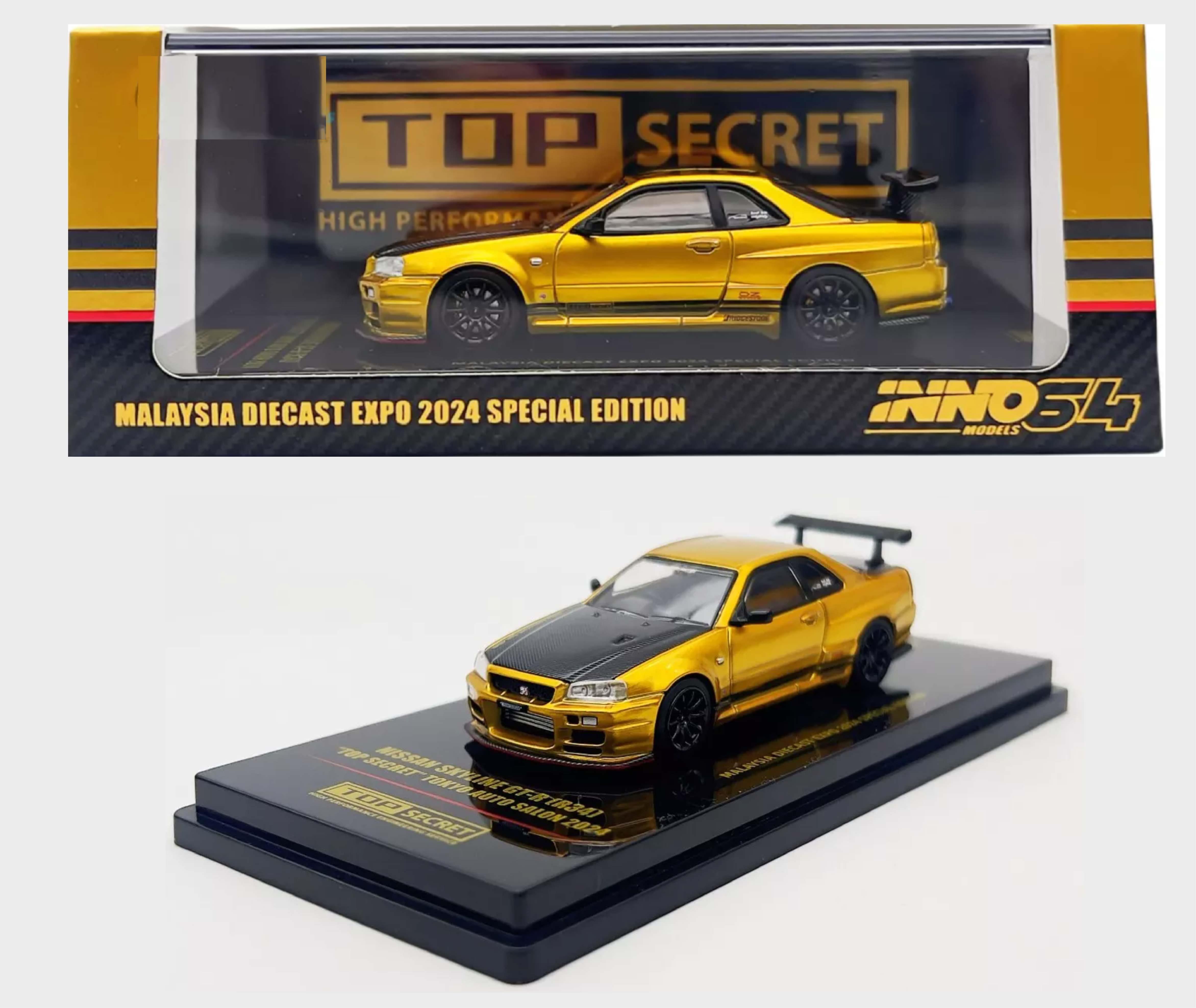 1/64 Nissan GTR R34 MALAYSIA DIECAST EXPO 2024 SPECIAL EDITION
