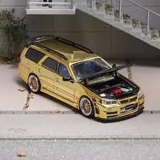 1/64 Nissan R34 Stagea Gold (ZOOM)
