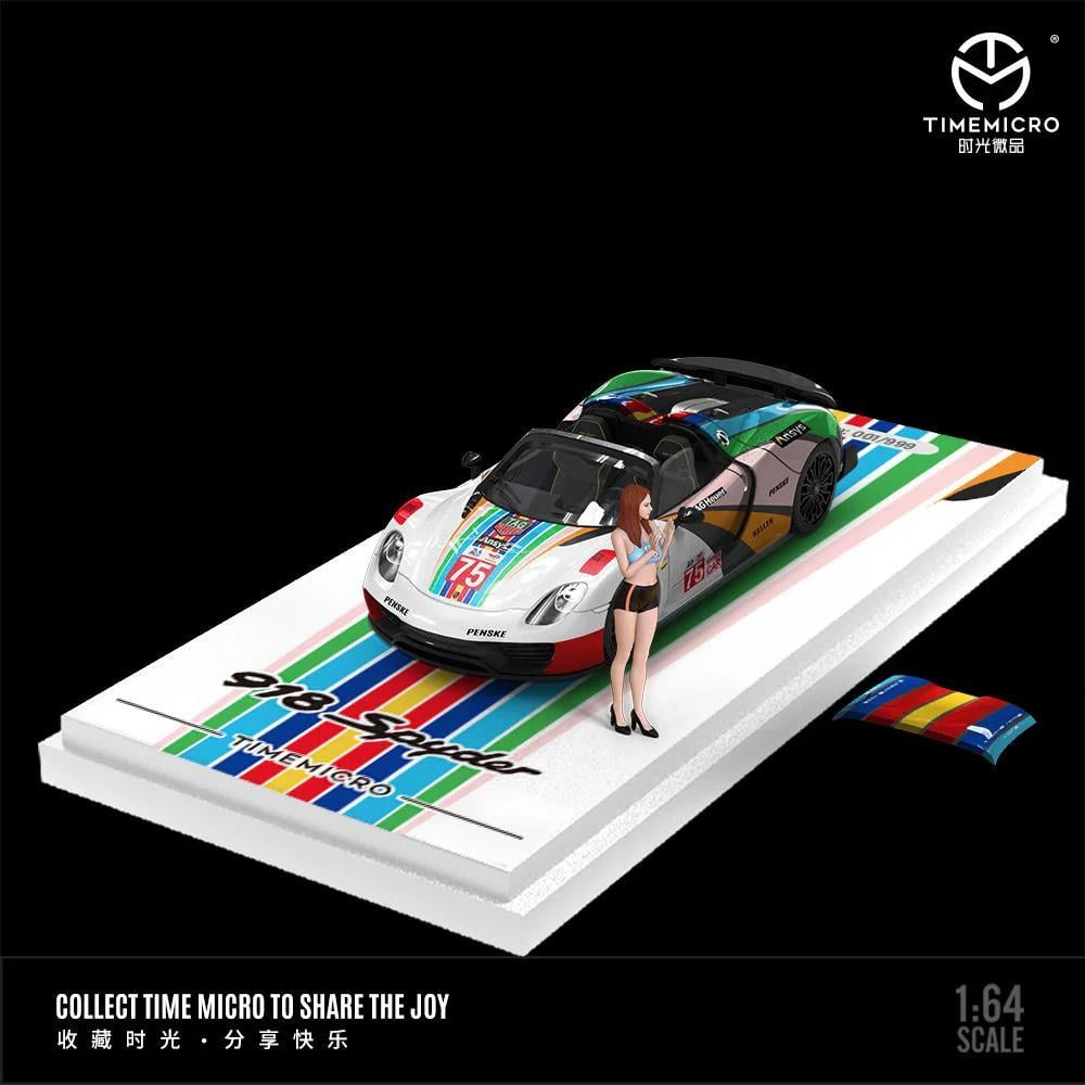 1/64 Porsche 918 Spyder Colour - TIME MICRO