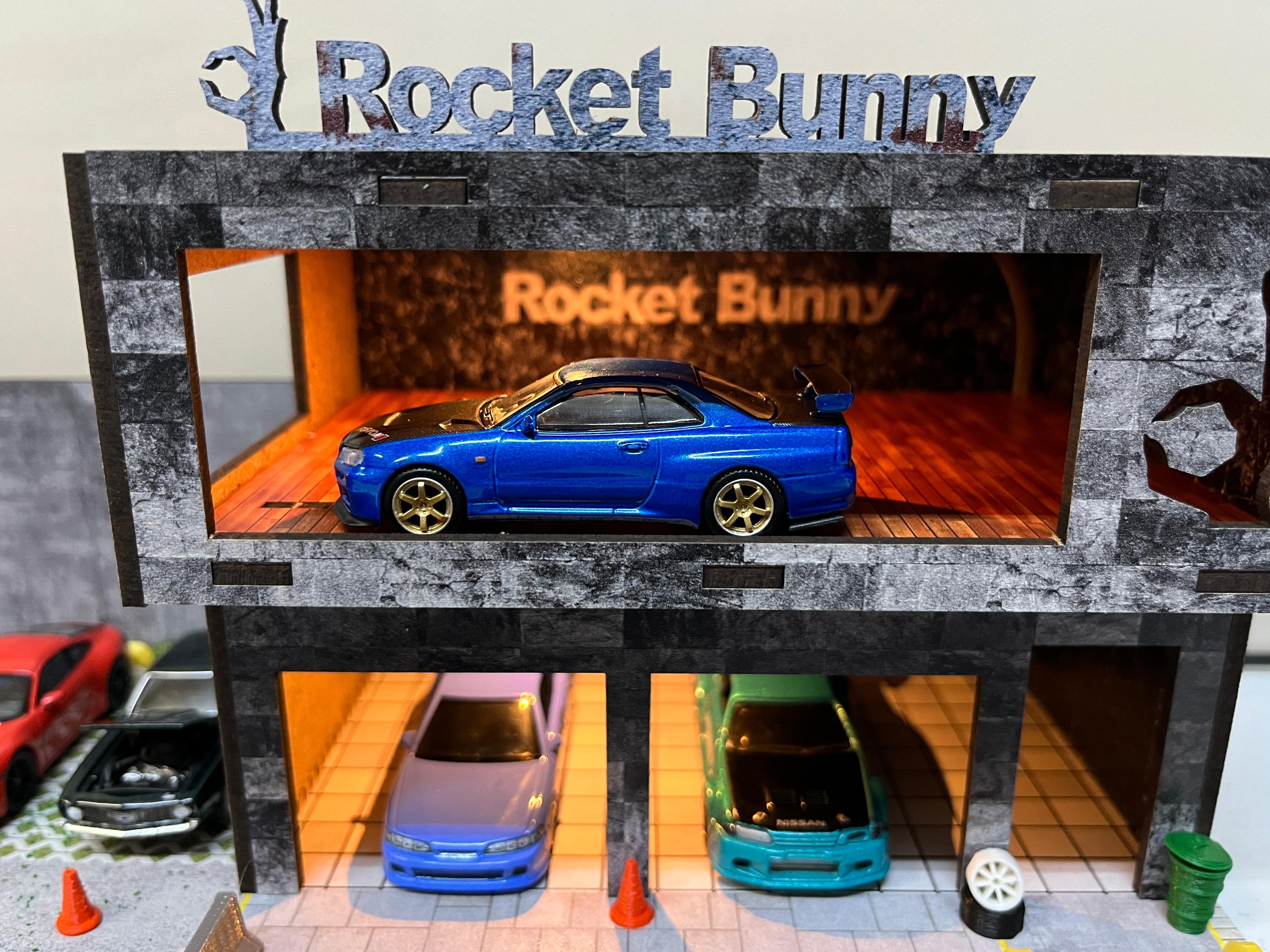 1/64 Rocket Bunny Garage Diorama