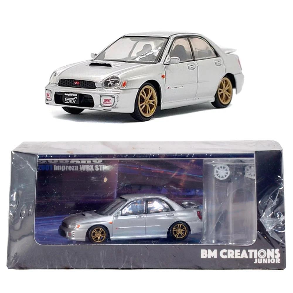 1/64 Subaru 2001 Impreza WRX STi Silver - BMC