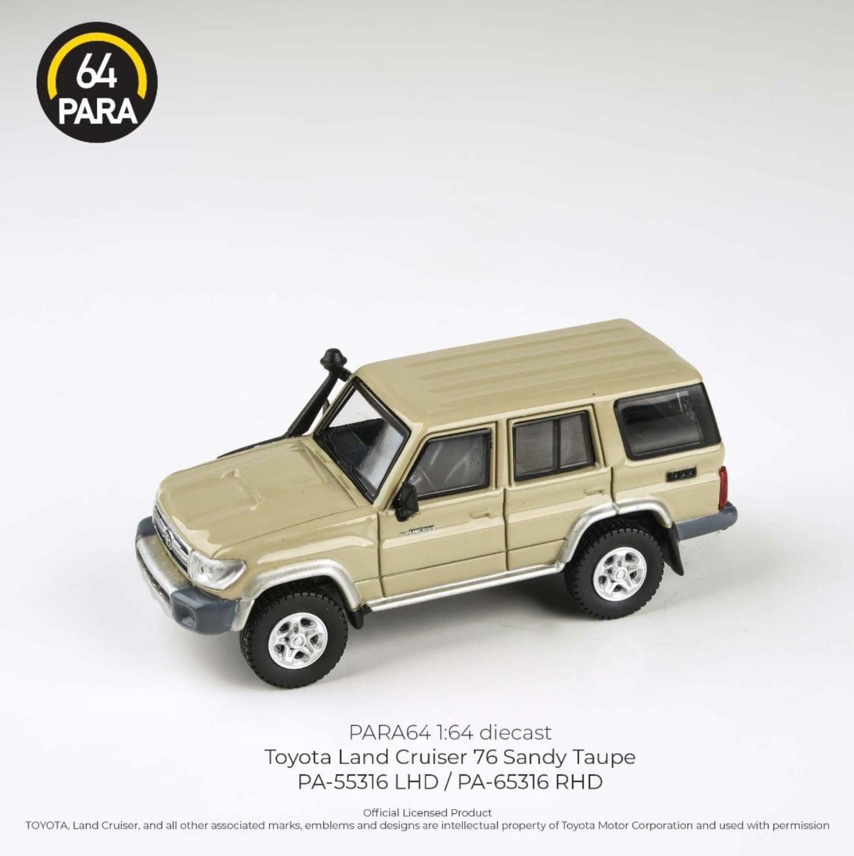 1/64 Toyota Land Cruiser 1976 LHD Sandy Taupe (Para64)