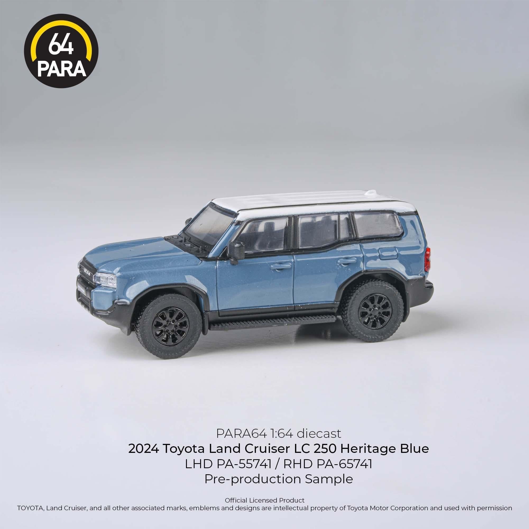 1/64 Toyota Land Cruiser 2024 Blue (Para64)