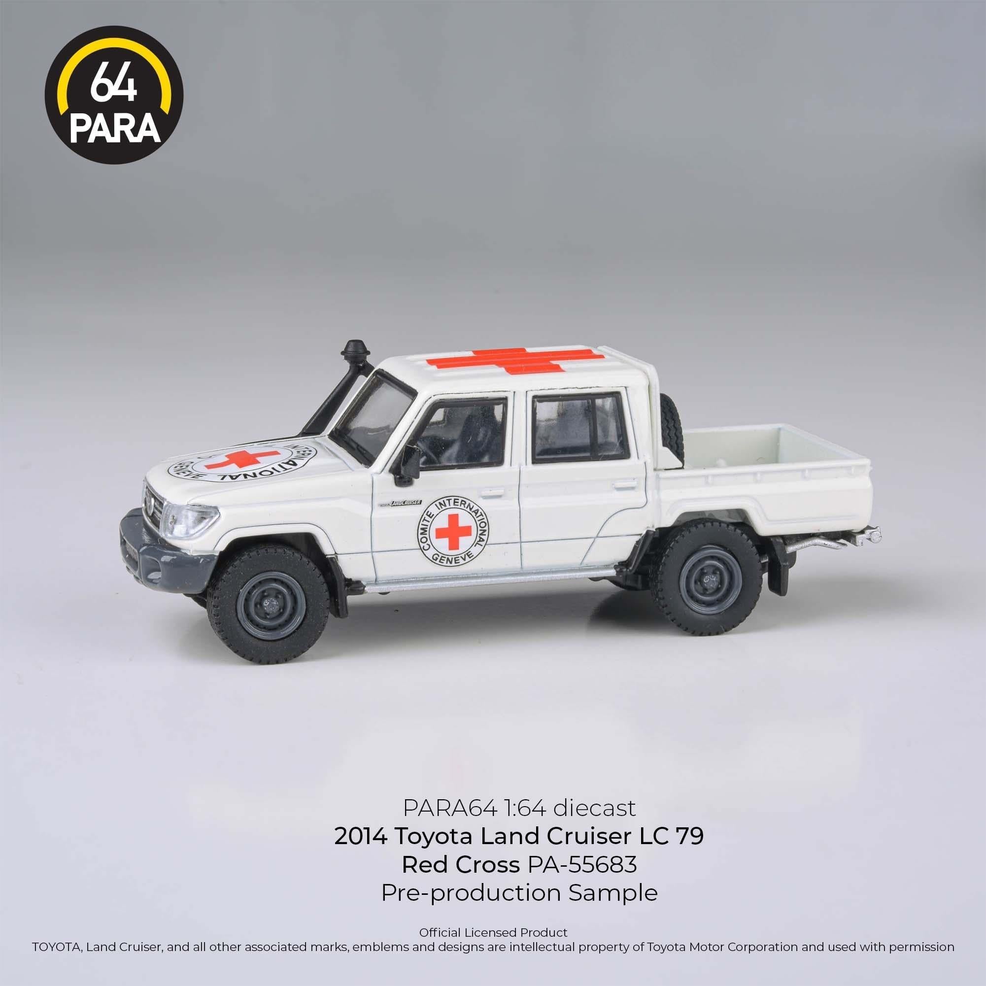 1/64 Toyota Land Cruiser Double Cab Red Cross (Para64)