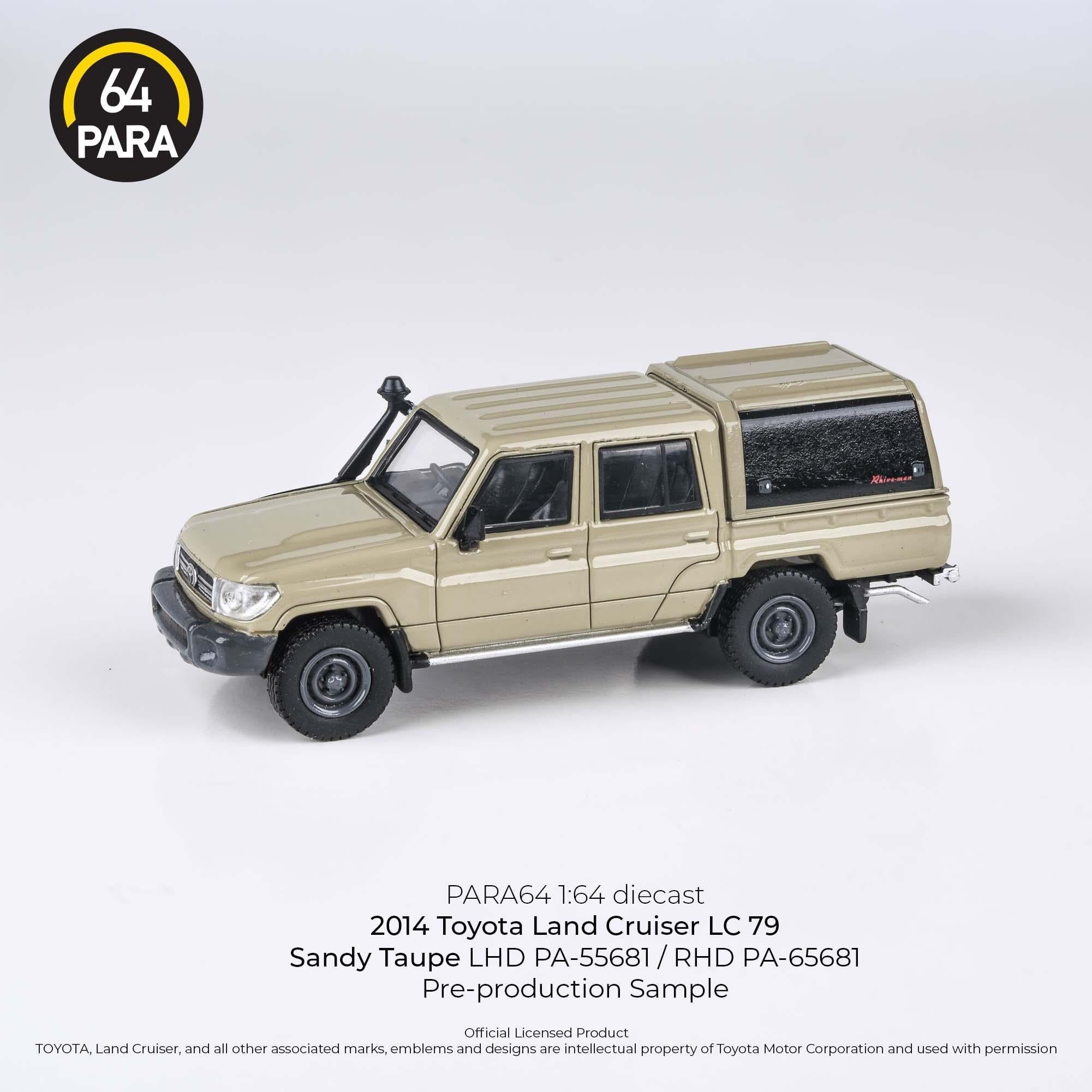 1/64 Toyota Land Cruiser Double Closed Cab (Para64) 