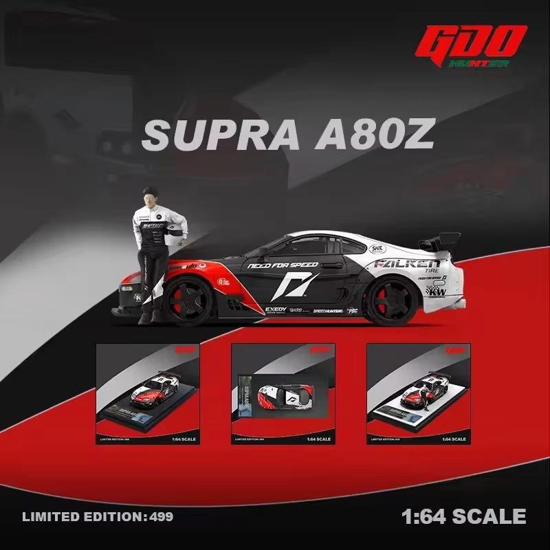 1/64 Toyota Supra A80Z Need For Speed VIC'S with Figurines (GDO Hunter)