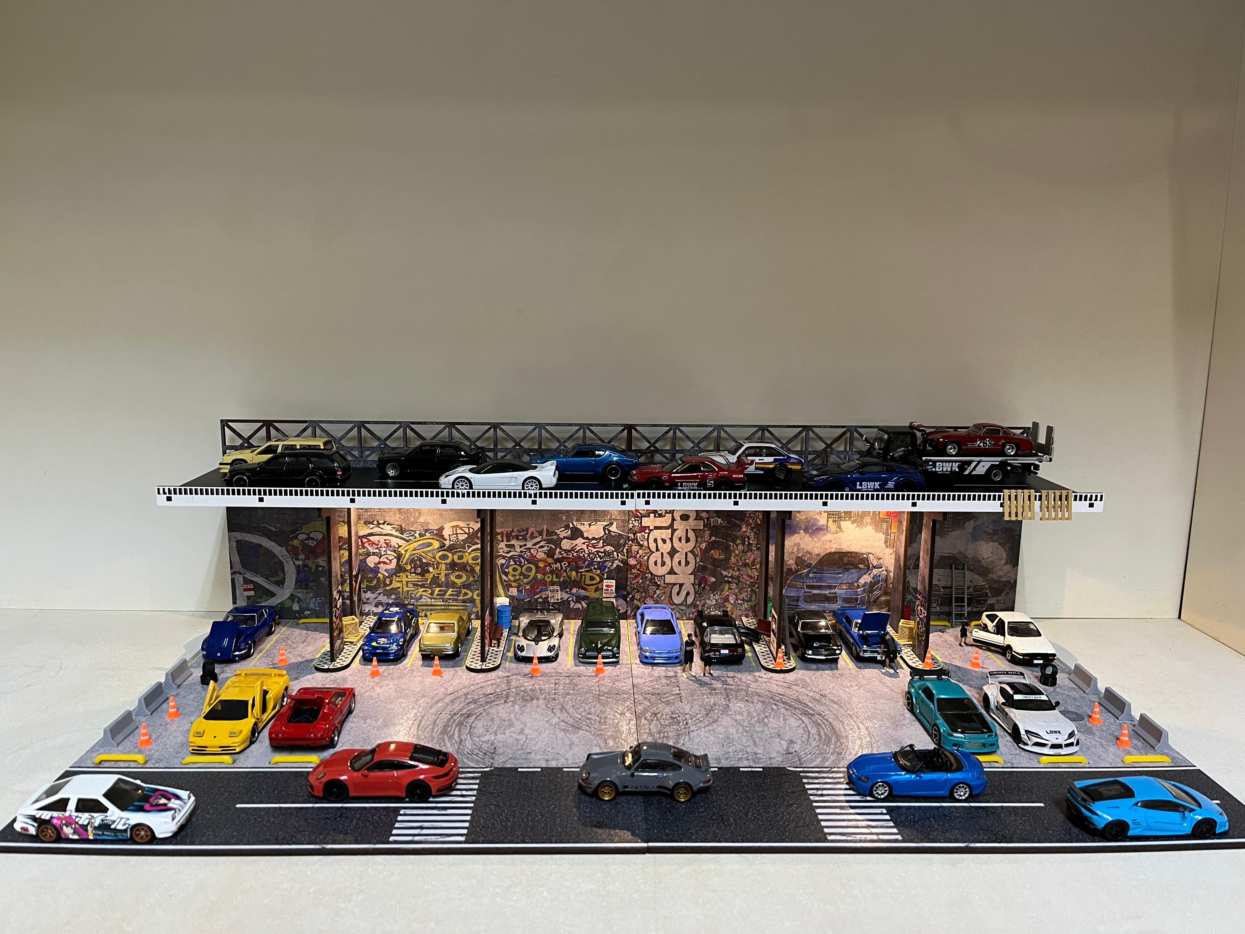 1/64 Underground Garage Diorama