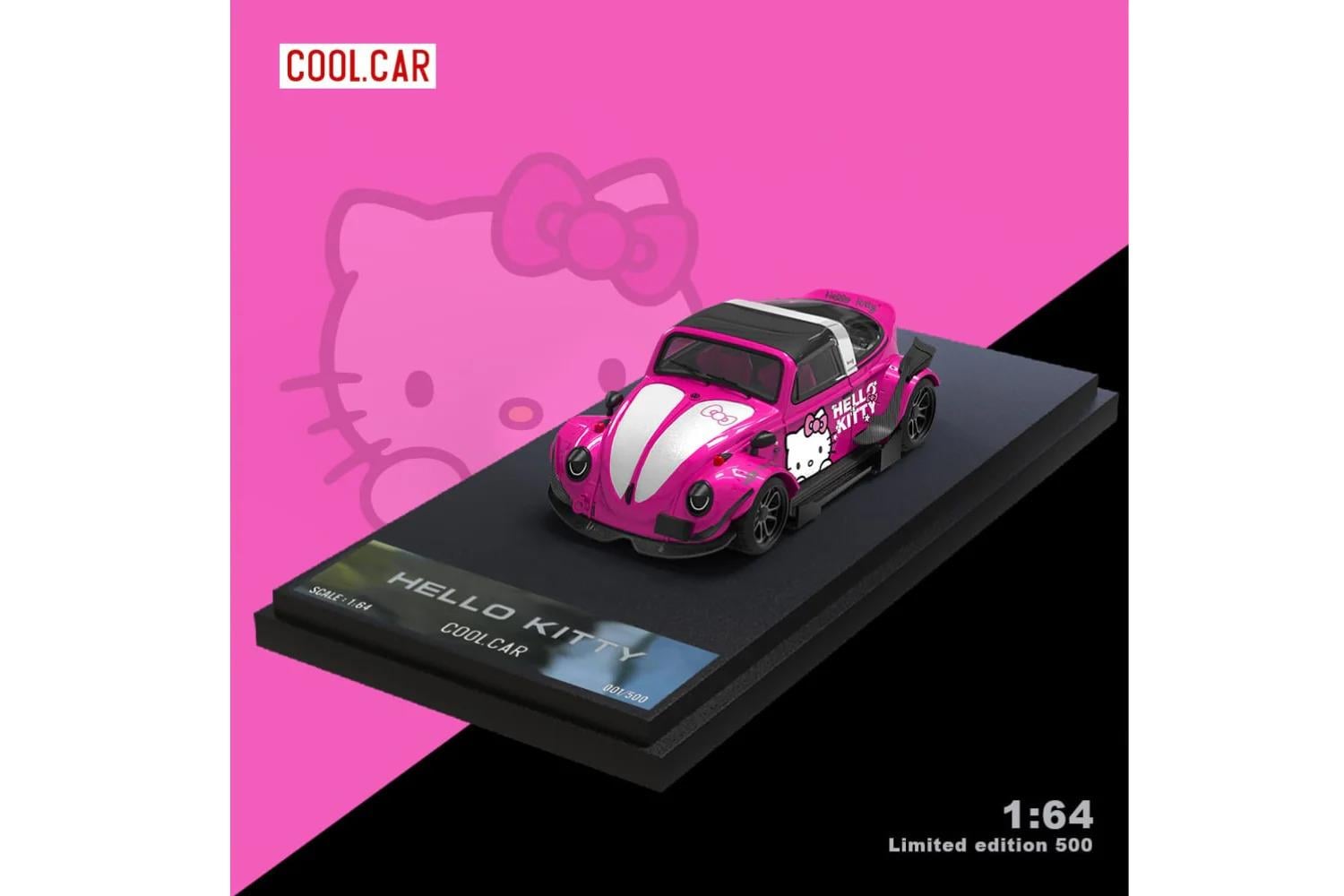 1/64 Volkswagen Beetle Hello Kitty Pink - COOL CAR