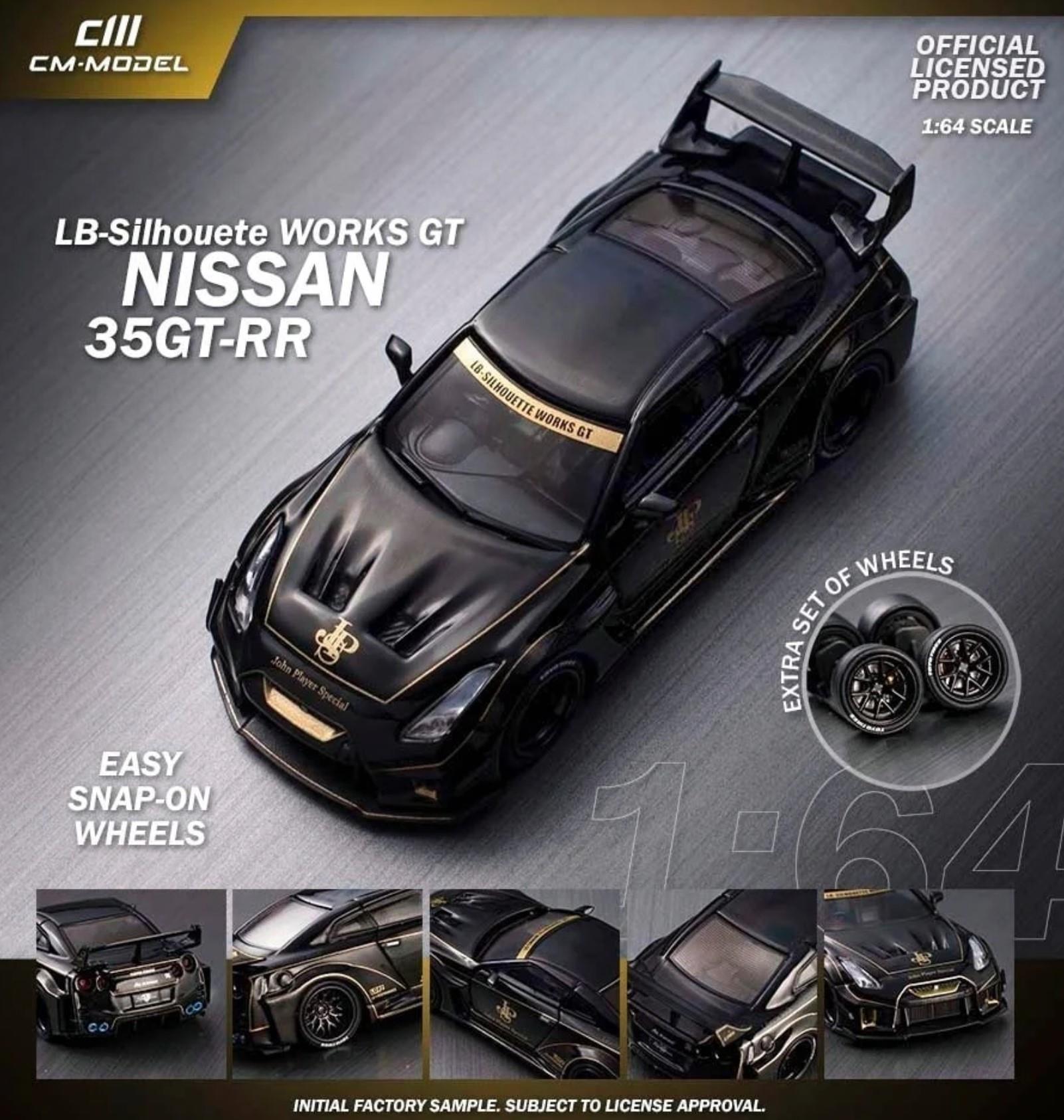 CM Model Nissan 35GT-RR LB Silhouette Works GT JPS