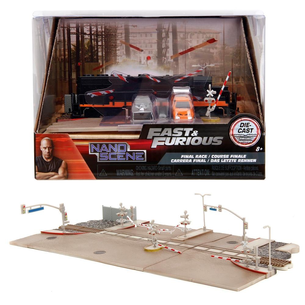 Fast & Furious Final Run Nano Scene Diorama