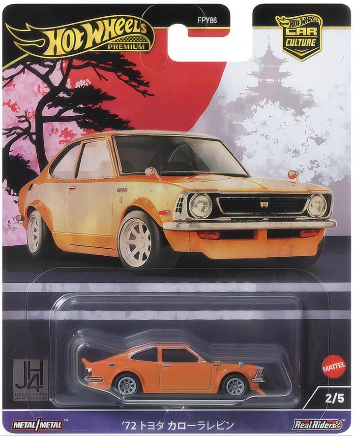 Hot Wheels Premium Japan Historics 4 Toyota Corolla Levin 1972