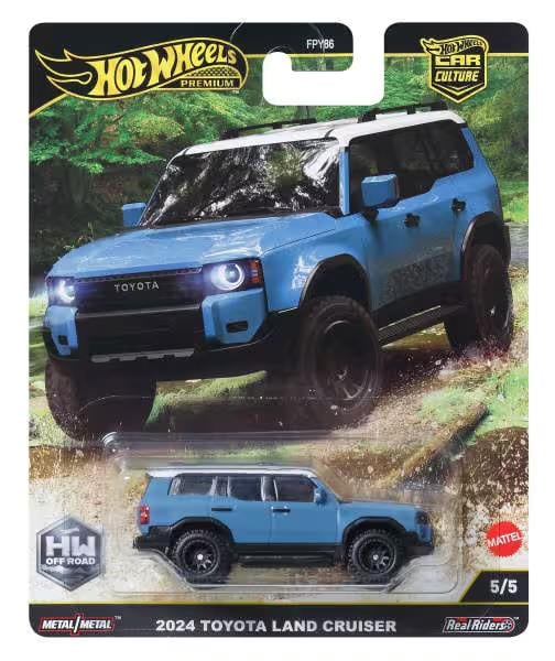 Hot Wheels Premium Off Road Toyota Land Cruiser 2024