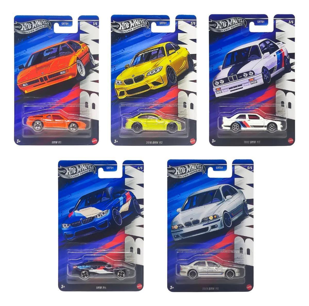 Hot Wheels Silver Series BMW Set