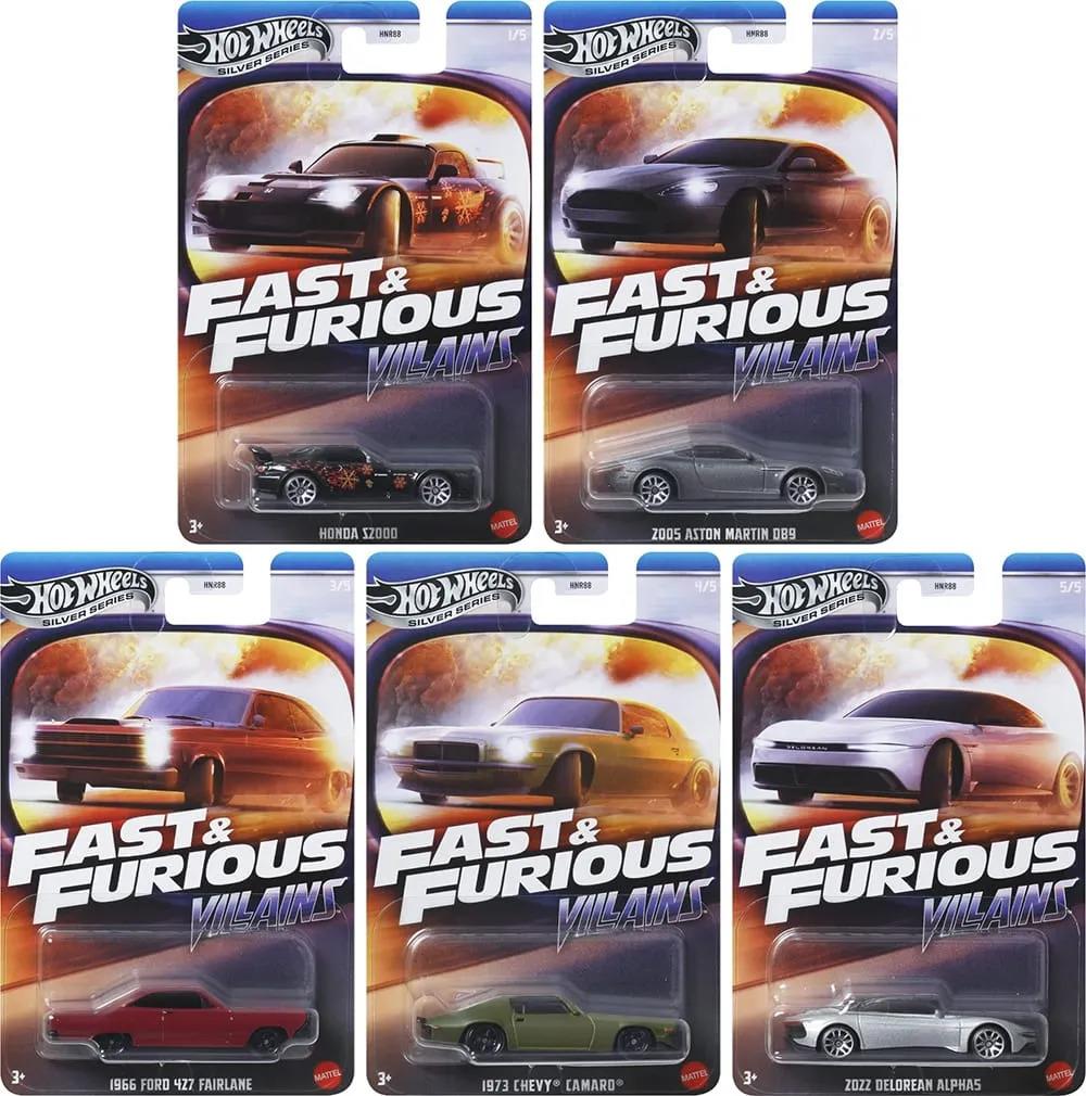 Hot Wheels Silver Series Fast Furious Villains Set