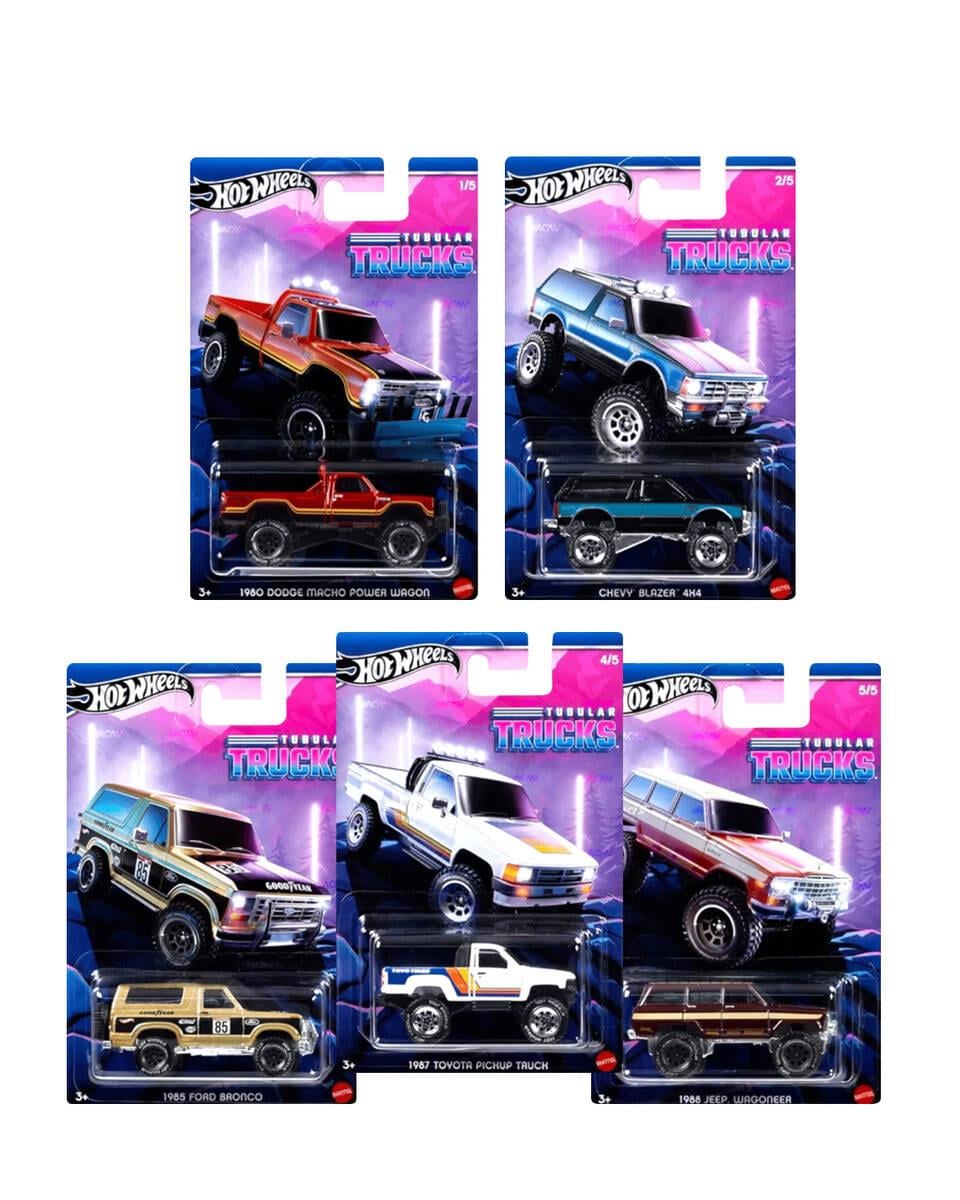 Hot Wheels TUBULAR TRUCKS Set
