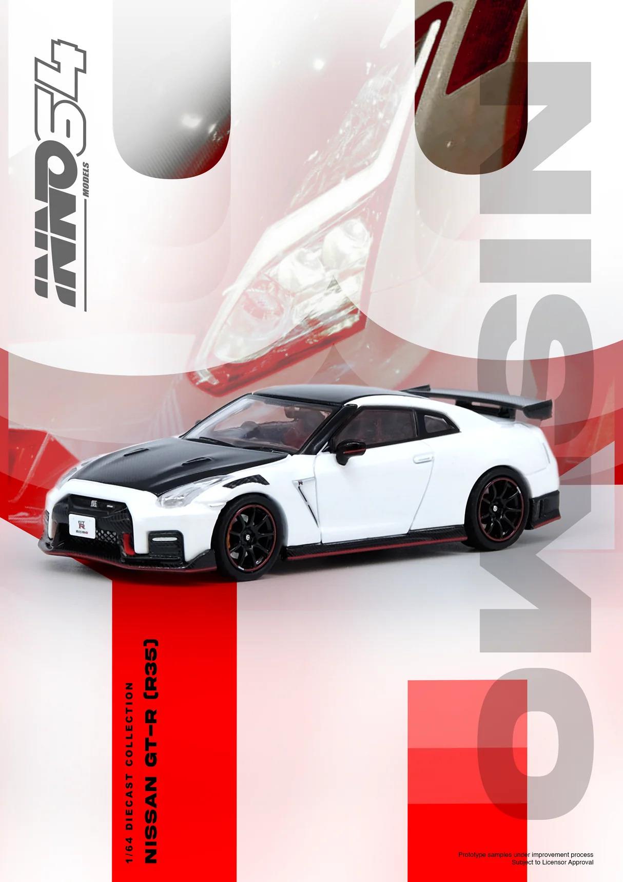 Inno64 Nissan GTR R35 Nismo White