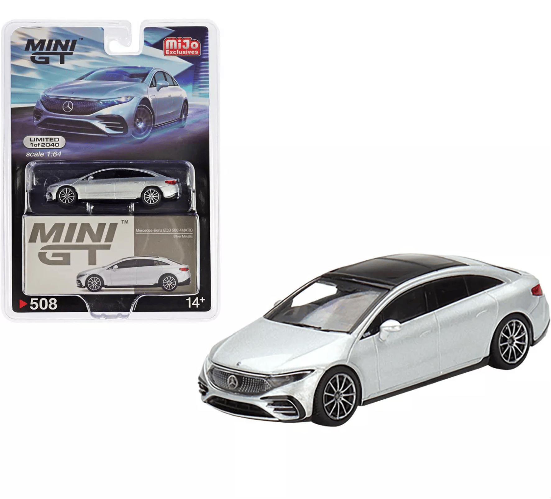 Mijo Exclusive Mercedes Benz EQS 580 4MATIC Silver Metallic