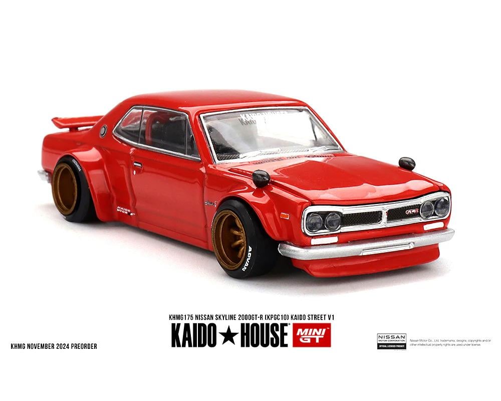 Mini GT 1/64 [KaidoHouse x MiniGT] Nissan Skyline 2000GT-R (KPGC10) Kaido Street V1