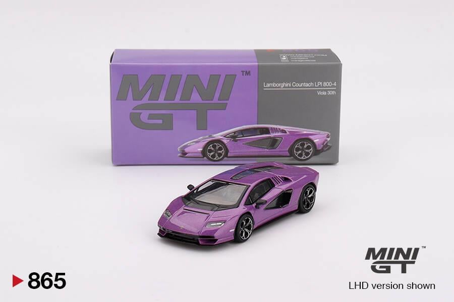 Mini GT 1/64 Lamborghini Countach LPI 800-4 Viola 30th