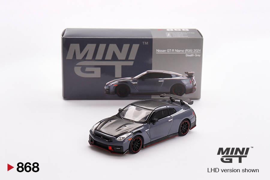 Mini GT 1/64 Nissan GT-R Nismo 2024 NISMO Stealth Gray
