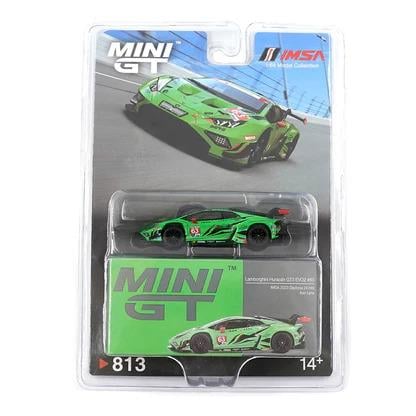 Mini GT 813 Lamborghini Huracan GT3 EVO IMSA 2023 Daytona 24 Hrs Iron Lynx Blister