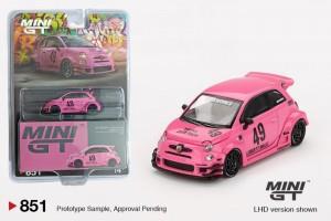 Mini GT 851 LB-WORKS x Abas Works ABARTH 595 Pink Blister