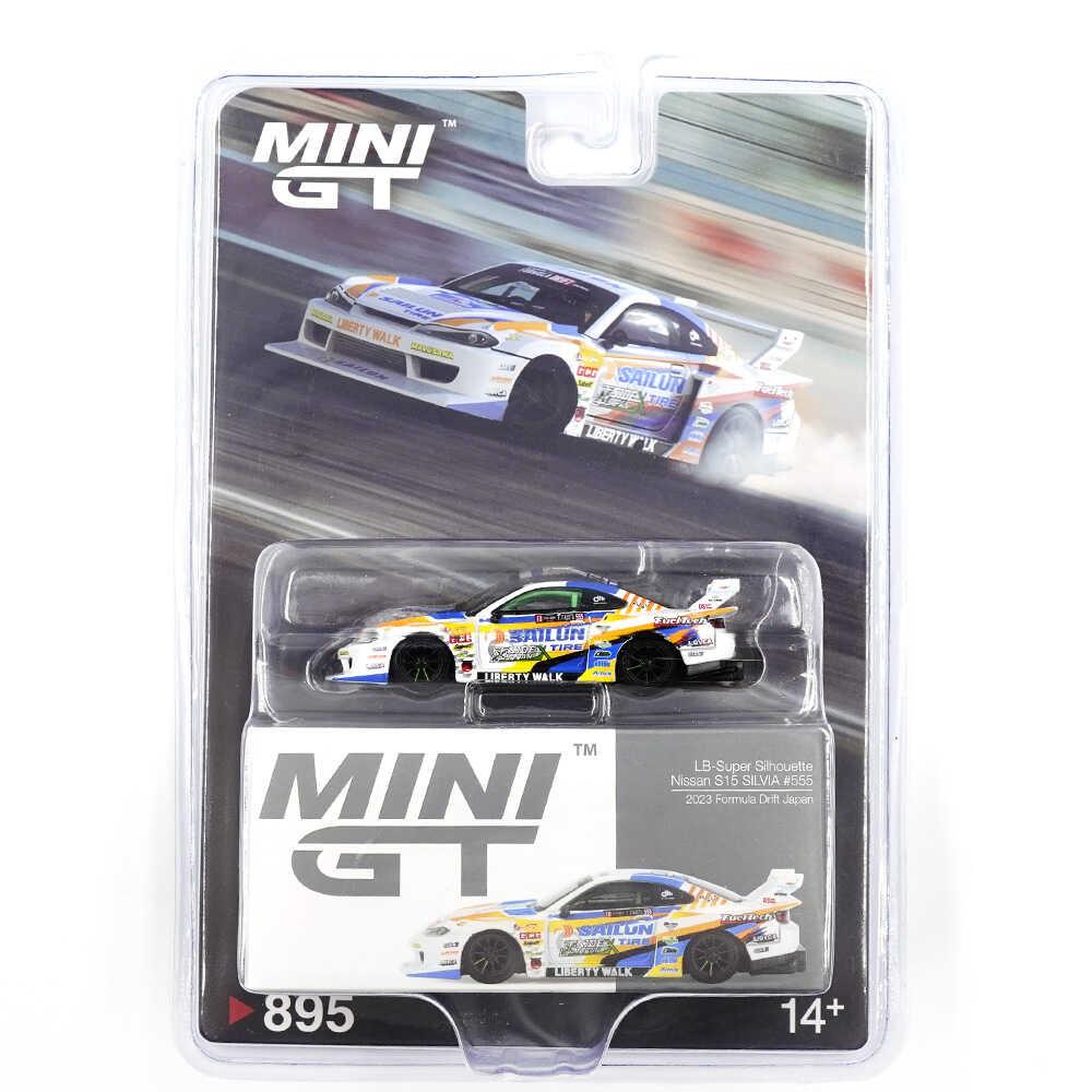 Mini GT 895 LB-Super Silhouette Nissan S15 Silvia 2023 Formula Drift Japan Blister
