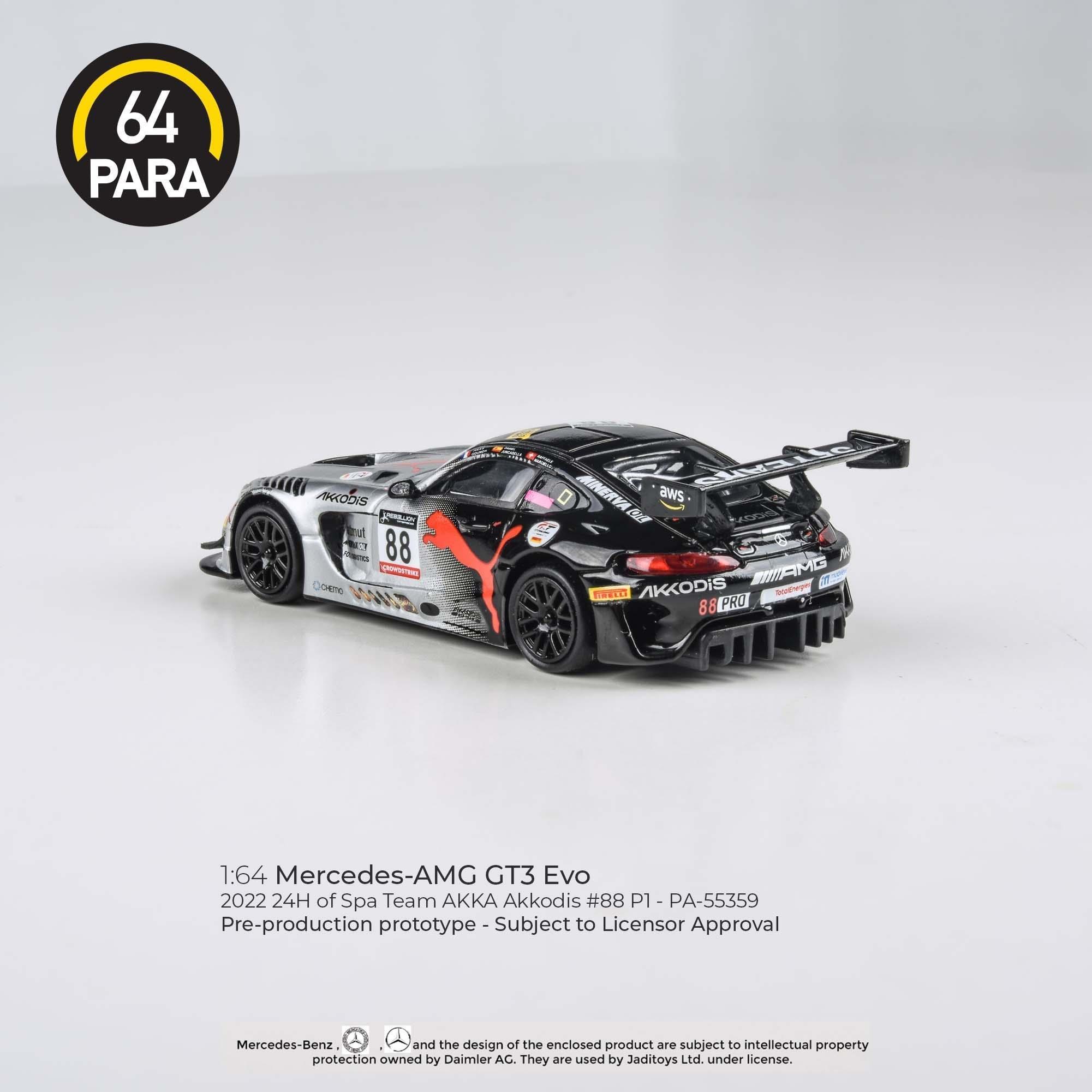 Para64 Mercedes AMG GT3 2022 24H Spa Akkodis ASP