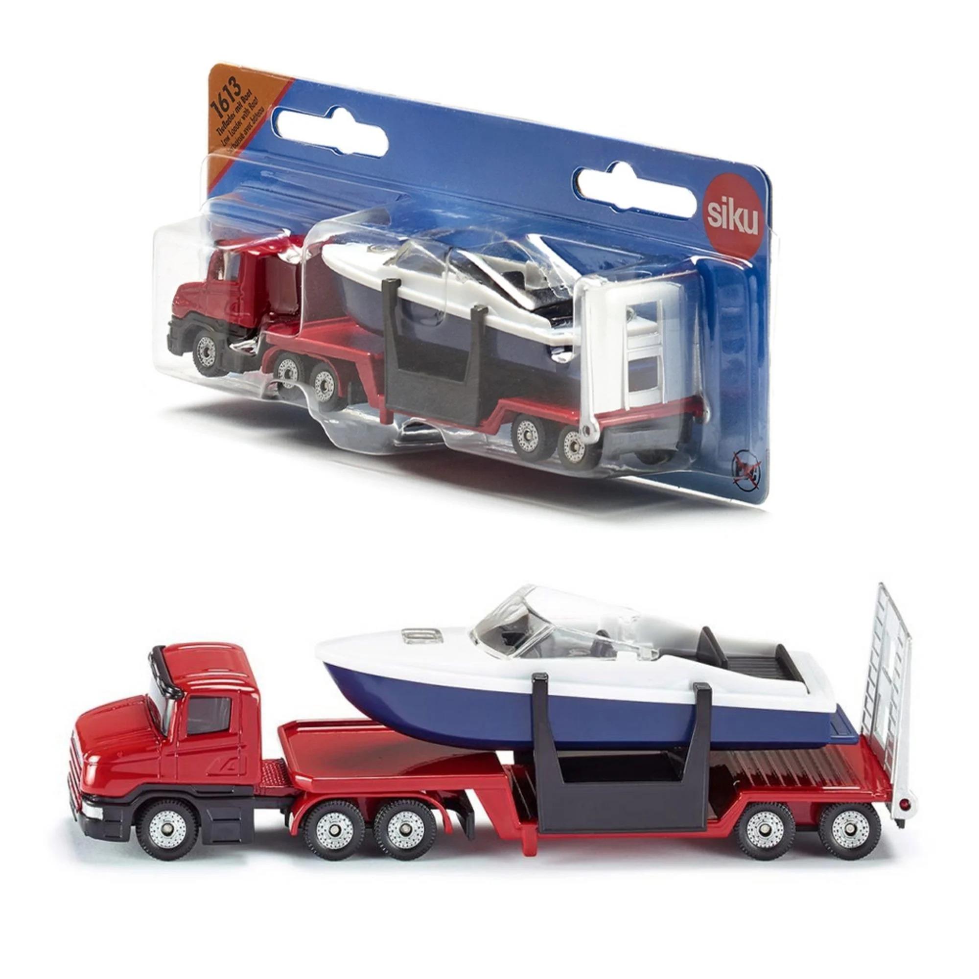 Siku - Low Loader with Boat