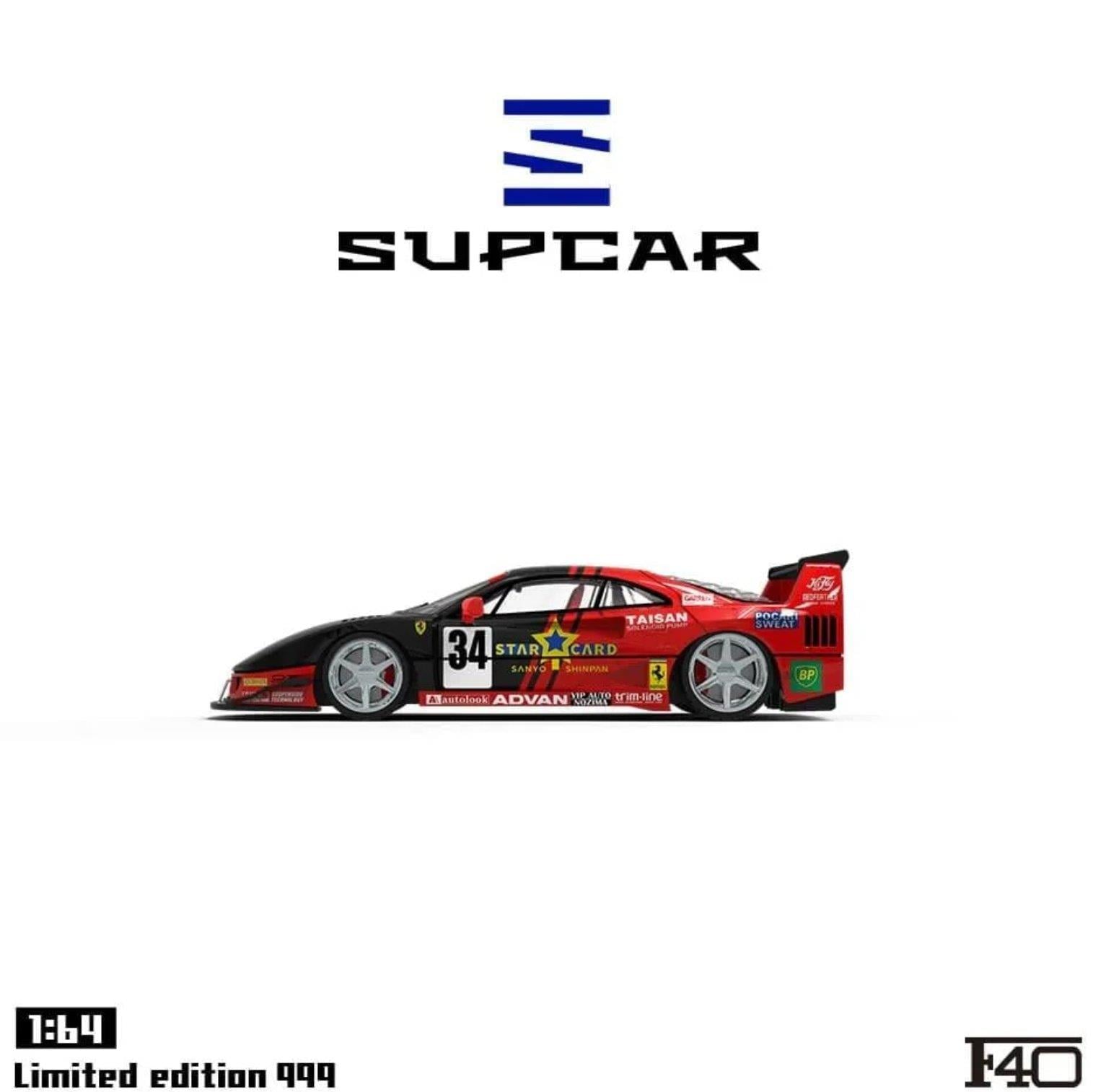 SupCar Ferrari F40 Taisan - Advan Decal Black