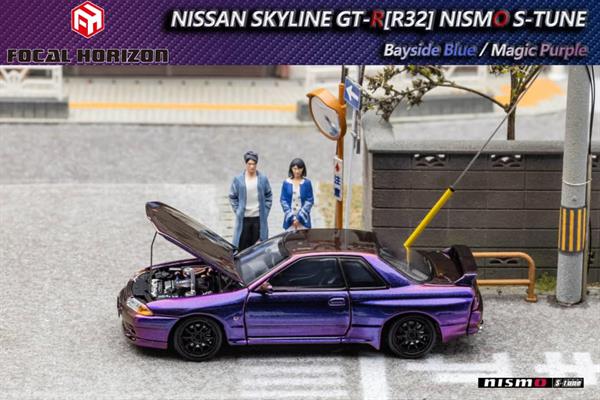 Focal Horizon 1/64 Nissan GT-R R32 Purple