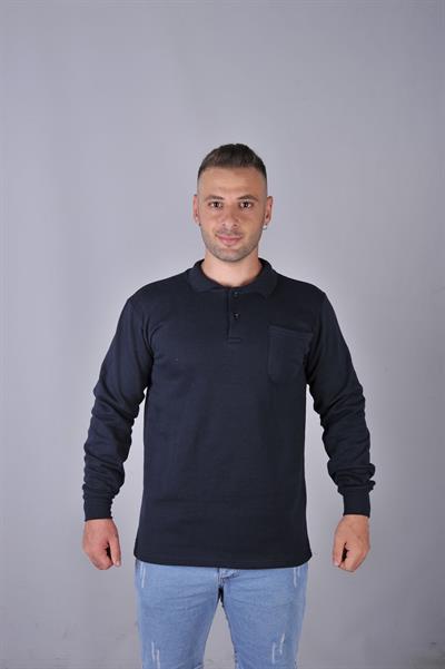 erkek polo yaka sweatshirt