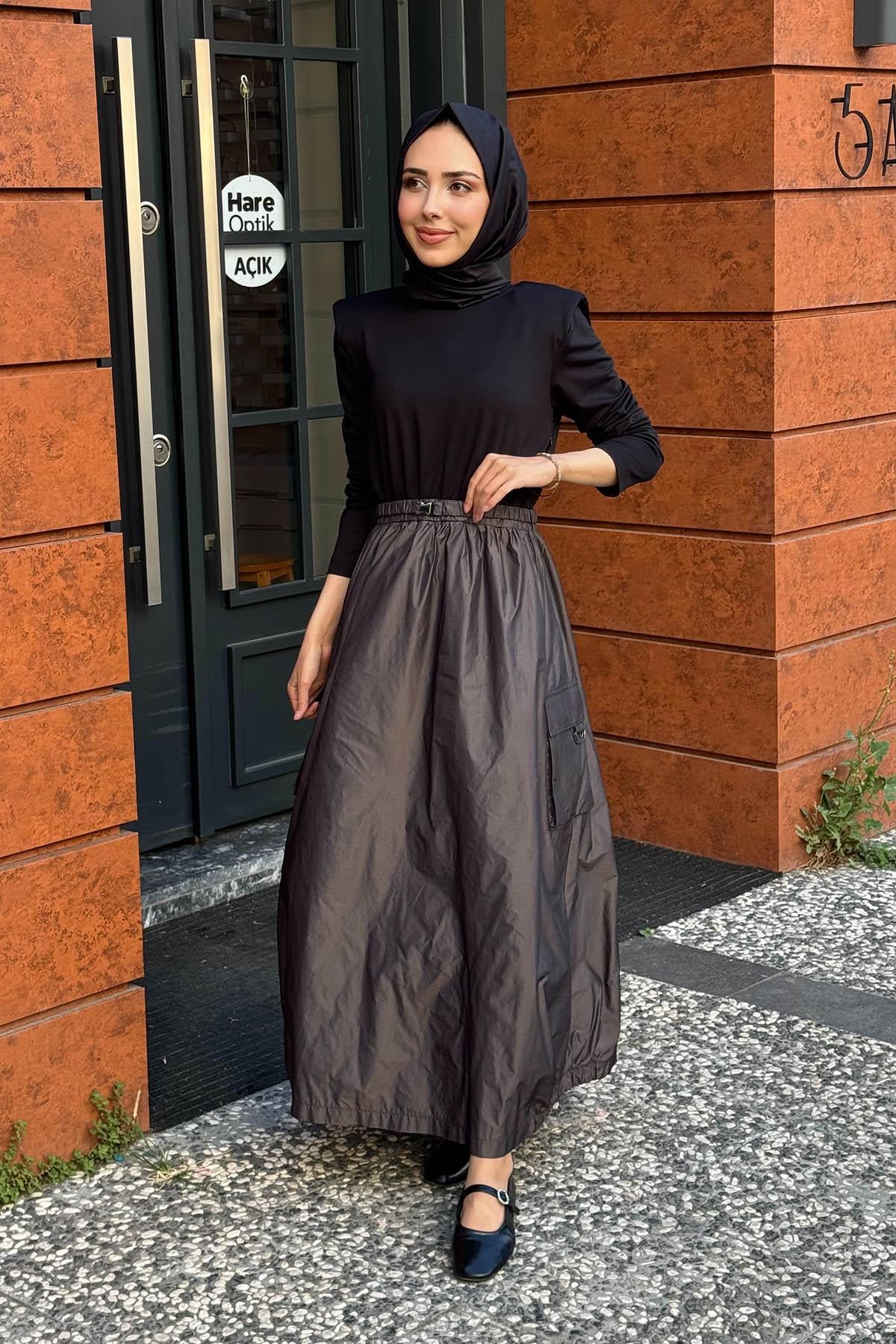 alMARWAH Elbise 303875 Antrasit