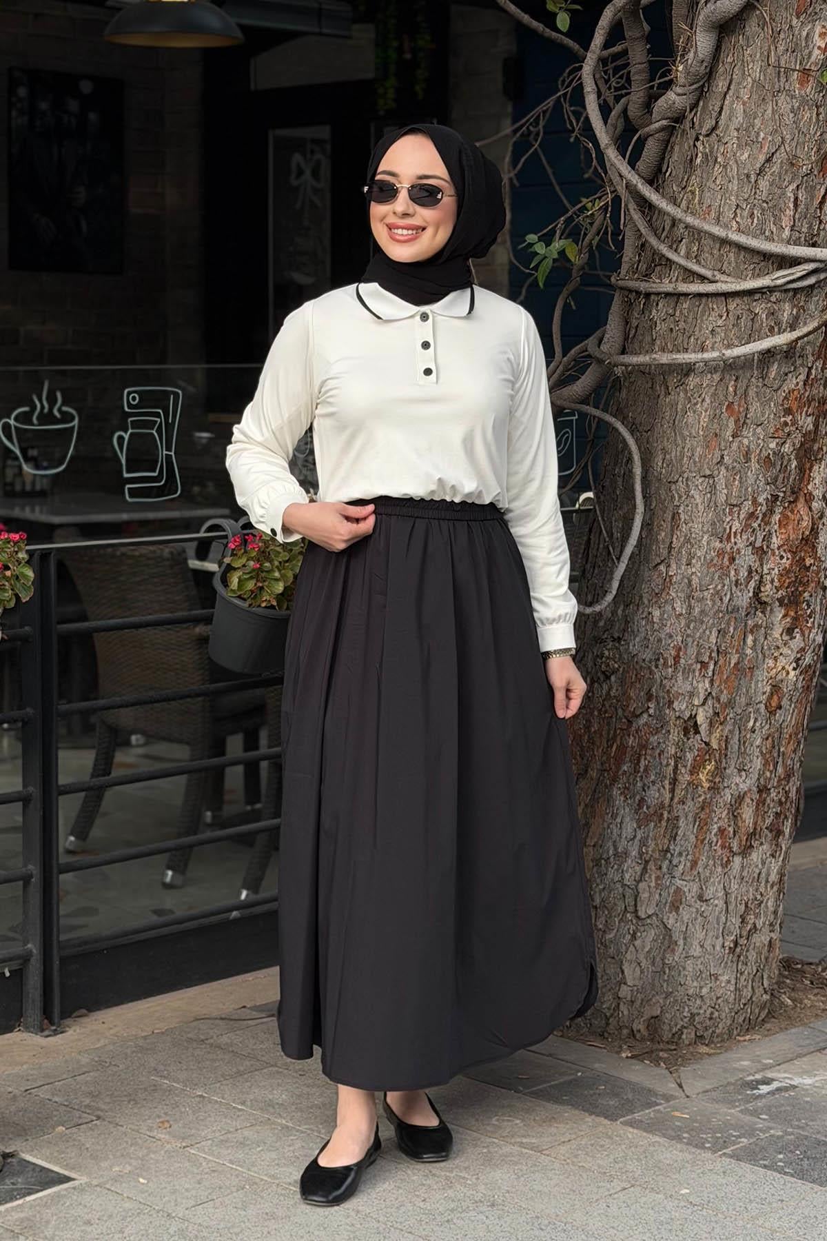 alMARWAH Elbise 303907 Beyaz