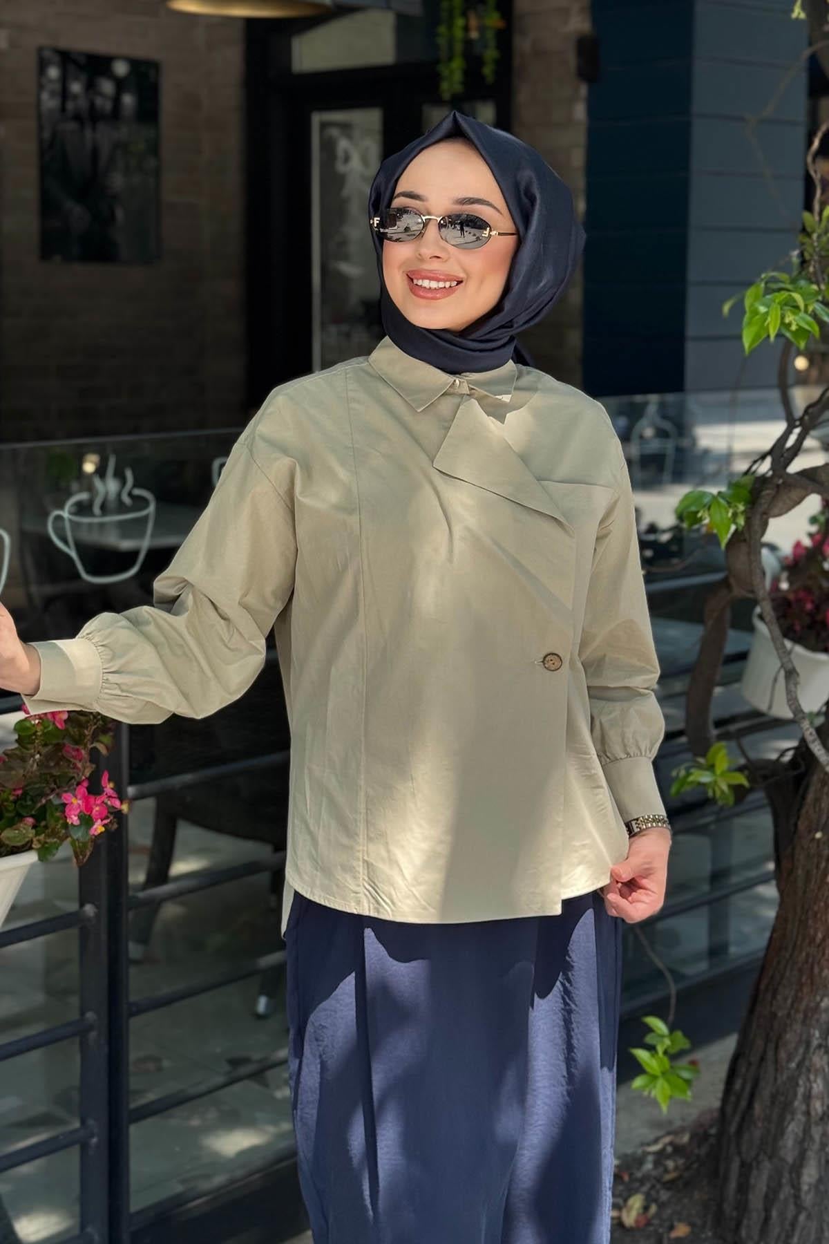 alMARWAH Gömlek 101005 Bej