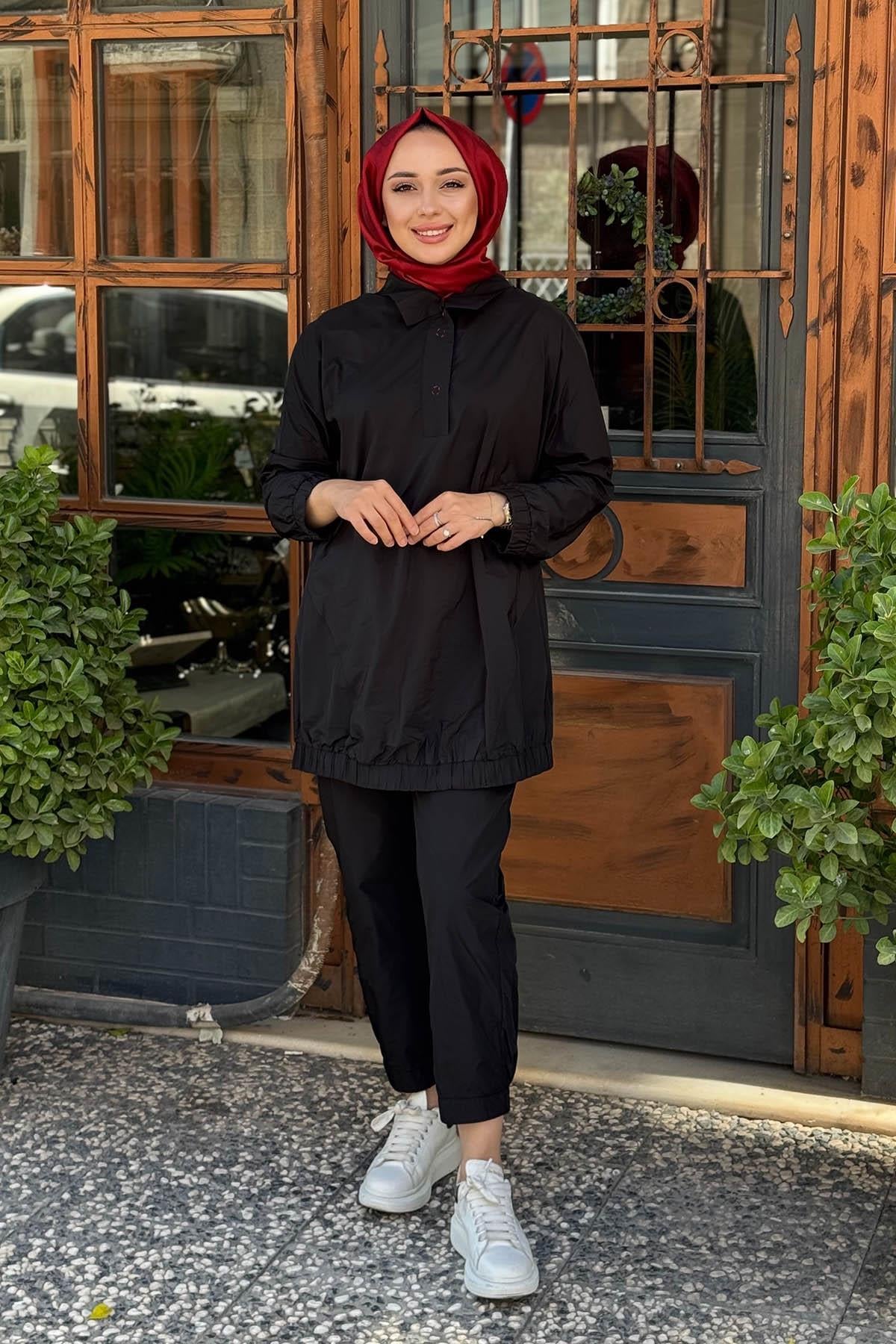 alMARWAH Pantolonlu Takım 202936 Siyah