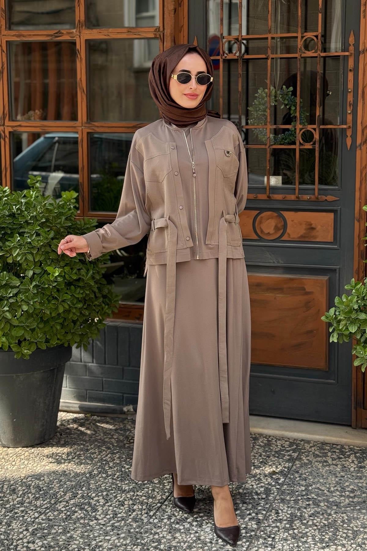 ceremony Elbise W-6942 Vizon