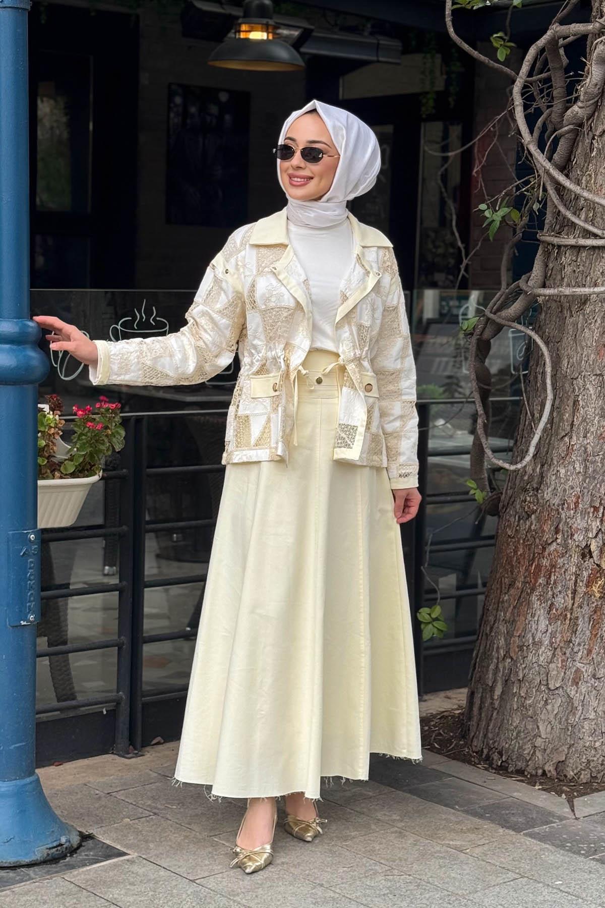 ceremony Etekli Takım 26Y854 Sarı