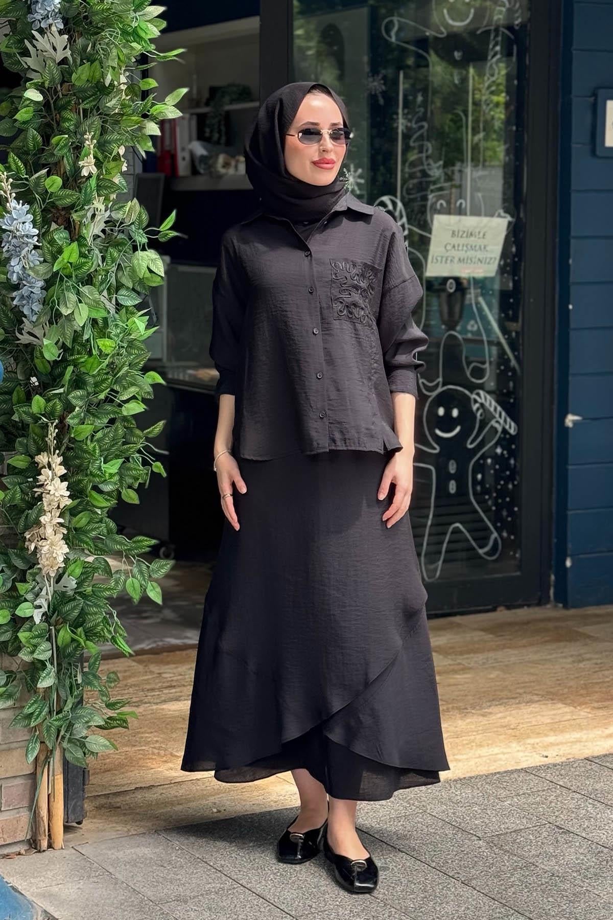 ceremony Etekli Takım 26Y9100 Siyah