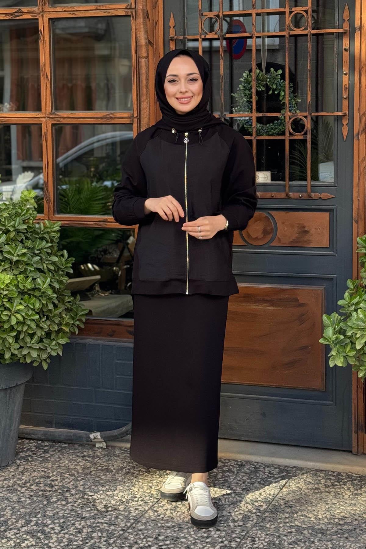 ceremony Etekli Takım W-6865 Siyah
